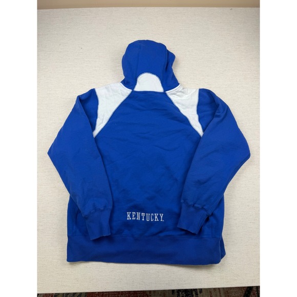 Vintage Nike Kentucky Wildcats Hoodie Royal Blue White Men's L Center Swoosh - Picture 3 of 10